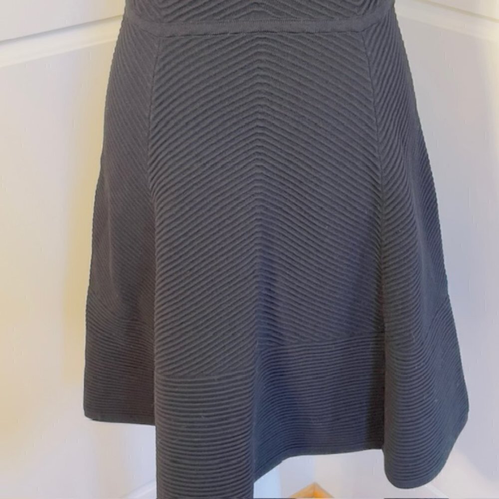 Ronny Kobo Torn LBD Ribbed Bandage Flare LBD Tank Dress Medium - Picture 4 of 7